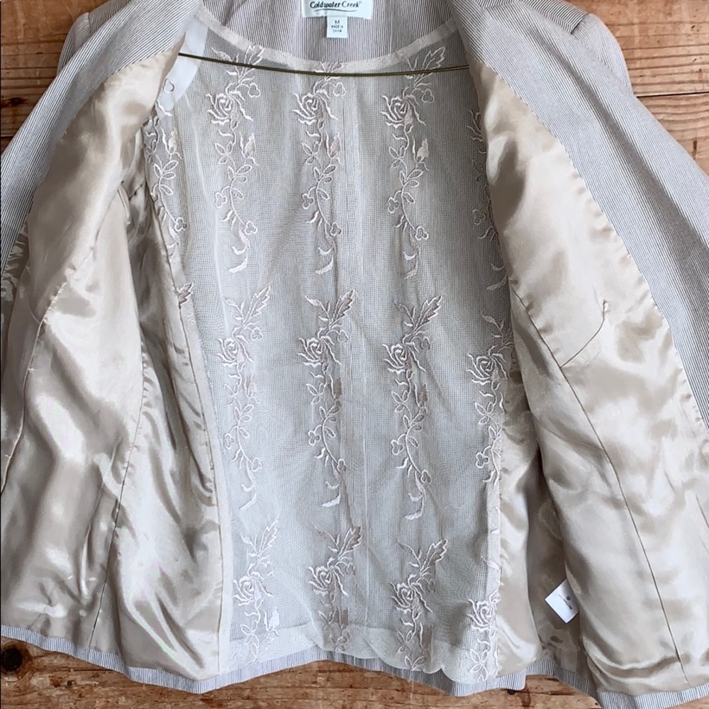 Coldwater Creek embroidered blazer - Picture 5 of 13